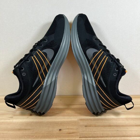 Nike Lunar Roam running shoes Mens 11 Black Smoke Grey Laser Orange NEW in Box - Picture 7 of 12